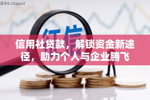 道滘信用社贷款，解锁资金新途径，助力个人与企业腾飞