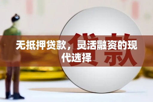 道滘无抵押贷款，灵活融资的现代选择